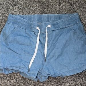 Women's Blue Denim Shorts